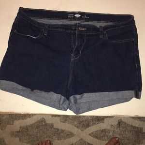 5/$20 Old Navy Dark Blue Jean Shorts